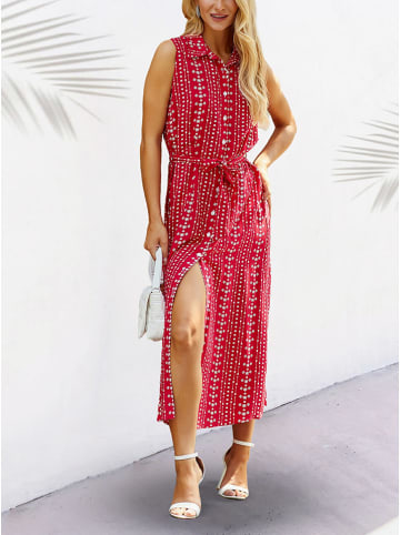 Milan Kiss Jurk roze/wit