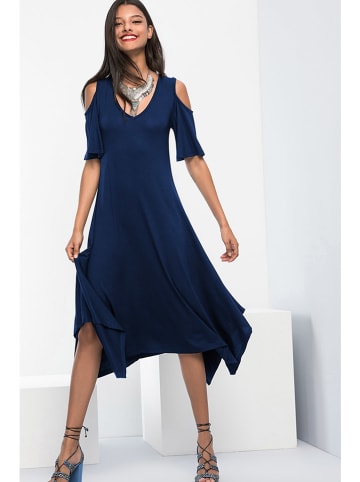 Milan Kiss Kleid in Dunkelblau