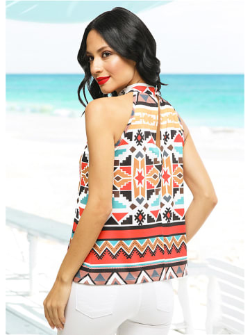 Milan Kiss Top in Rot/ Bunt