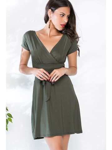 Milan Kiss Kleid in Khaki