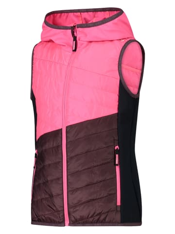 CMP Doorgestikte bodywarmer bordeaux/roze