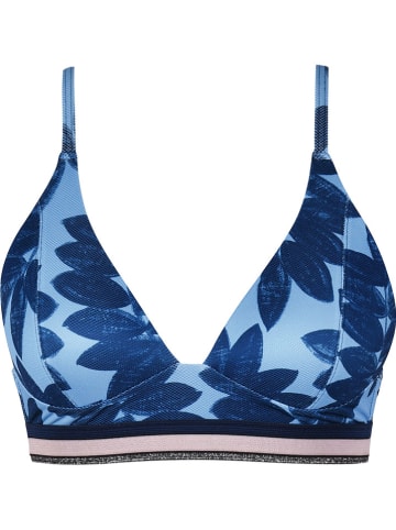 Naturana Bikini-Oberteil in Blau