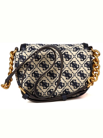 Guess Umhängetasche in Creme/ Schwarz - (B)18 x (H)14 x (T)6 cm