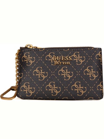 Guess Portemonnee zwart/beige - (B)13 x (H)8 x (D)1 cm