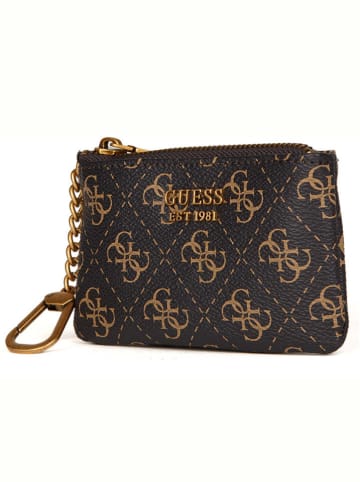 Guess Geldbörse in Schwarz/ Beige - (B)13 x (H)8 x (T)1 cm
