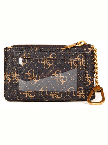 Guess Geldbörse in Schwarz/ Beige - (B)13 x (H)8 x (T)1 cm