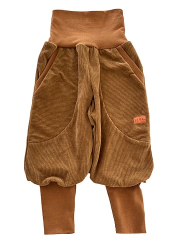 LiVi Spodnie "Nickycord camel" w kolorze karmelowym