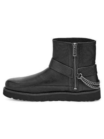UGG Lammfell-Boots "Classic Mini Deconstructed" in Schwarz