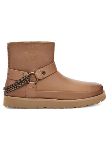 UGG Leren boots "Classic Mini Deconstructed" lichtbruin