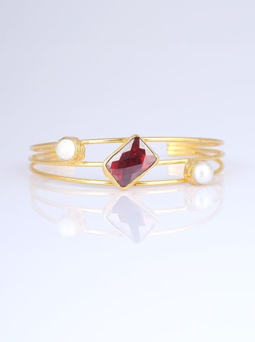 WOOW Vergulde armband met edelstenen
