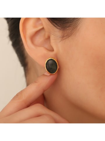 WOOW Vergold. Ohrstecker mit Edelsteinenen