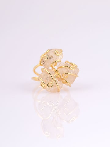WOOW Vergold. Ring mit Edelsteinen