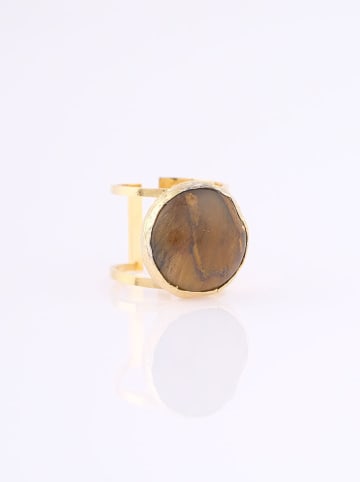 WOOW Vergold. Ring mit Edelsteinen