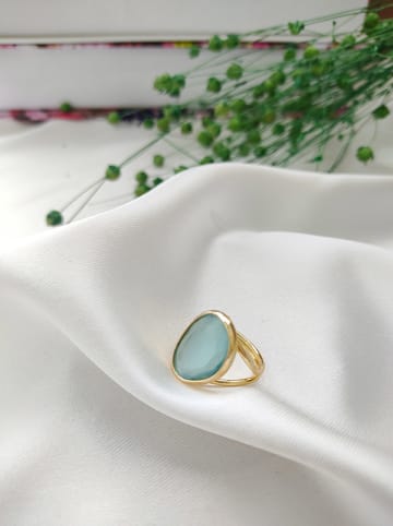 Madame Vogue Vergold. Ring mit Edelstein