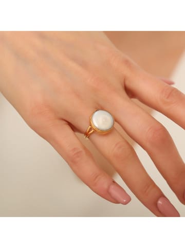 WOOW Vergold. Ring mit Perle