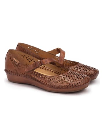 Pikolinos Leder-Ballerinas "Vallarta" in Braun