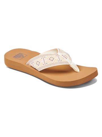 Reef Teenslippers "Spring Woven" crème