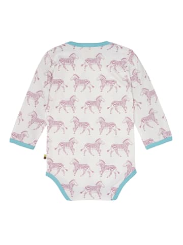 loud + proud Romper wit/lichtroze