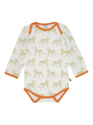 loud + proud Romper wit/groen