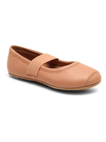 bisgaard Leren ballerina's beige