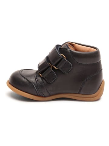 bisgaard Leren loopleerschoenen donkerblauw