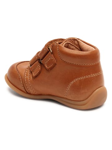 bisgaard Leren loopleerschoenen cognackleurig