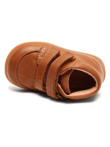 bisgaard Leren loopleerschoenen cognackleurig