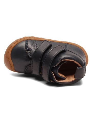 bisgaard Leren loopleerschoenen donkerblauw