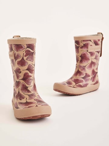 bisgaard Rubberlaarzen beige/paars