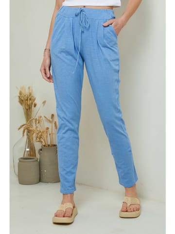 Pure Cotton Broek blauw
