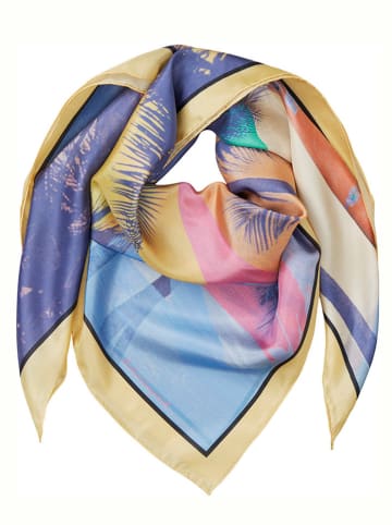 Becksöndergaard Zijden sjaal meerkleurig - (L)90 x (B)90 cm