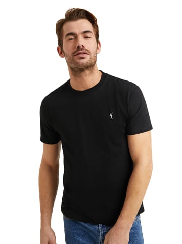 Polo Club Shirt in Schwarz