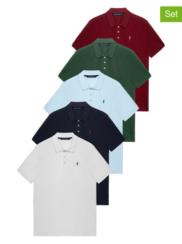 Polo Club Koszulki polo (5 szt.) w różnych kolorach