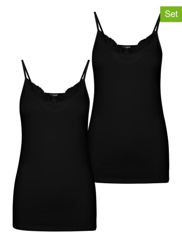 Vero Moda 2er-Set: Tops in Schwarz