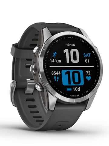 Garmin GPS-Multisport-Smartwatch "Fenix® 7S" in Anthrazit/ Silber