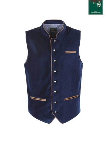 New G.O.L Weste in Dunkelblau/ Braun