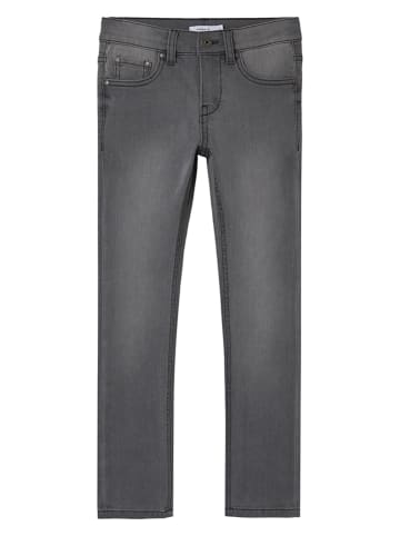 name it Spijkerbroek "Silas" - slim fit - antraciet