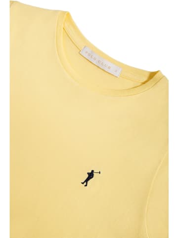 Polo Club Shirt in Gelb
