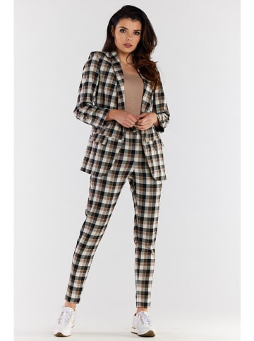 Awama Broek beige/bruin