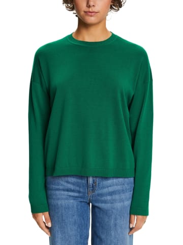 ESPRIT Sweter w kolorze zielonym