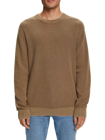 ESPRIT Sweter w kolorze oliwkowym