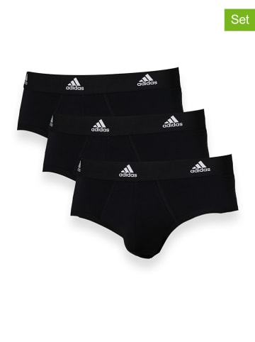 adidas 3er-Set: Slips in Schwarz