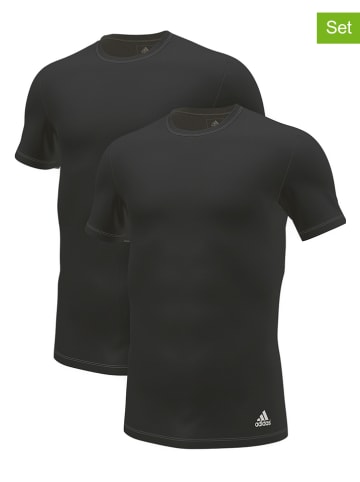 adidas Koszulki (2 szt.) w kolorze czarnym