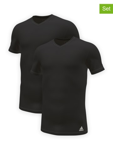 adidas Koszulki (2 szt.) w kolorze czarnym