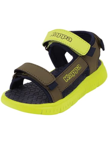 Kappa Sandalen "Kana" in Khaki/ Gelb