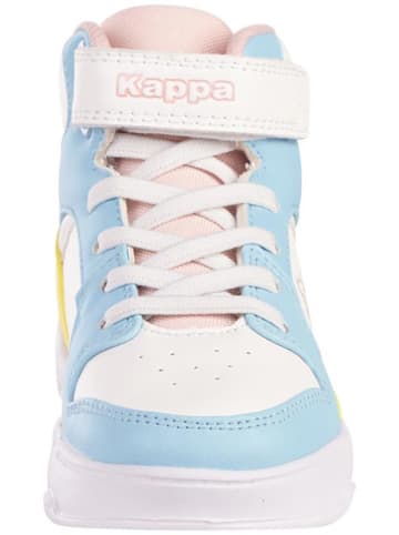 Kappa Sneakersy "Lineup" w kolorze biało-jasnoróżowo-błękitnym