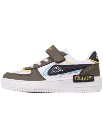 Kappa Sneakers "Bash" in Weiß/ Khaki