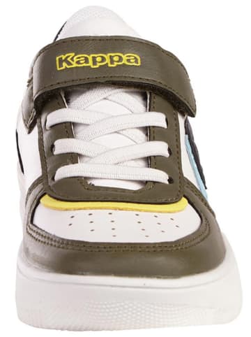Kappa Sneakers "Bash" in Weiß/ Khaki