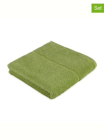 Möve for Frottana 3-delige set: handdoeken "Pearl" groen