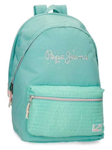 Pepe Jeans Rucksack in Türkis - (B)31 x (H)44 x (T)17,5 cm